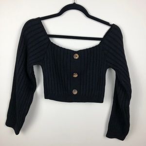 Nasty Gal Crop Sweater Size Medium